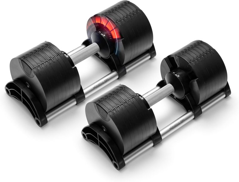 5 lbs - 80 lbs adjustable dumbbells. A must-have fitness equipment for the family!